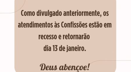 recesso confissões